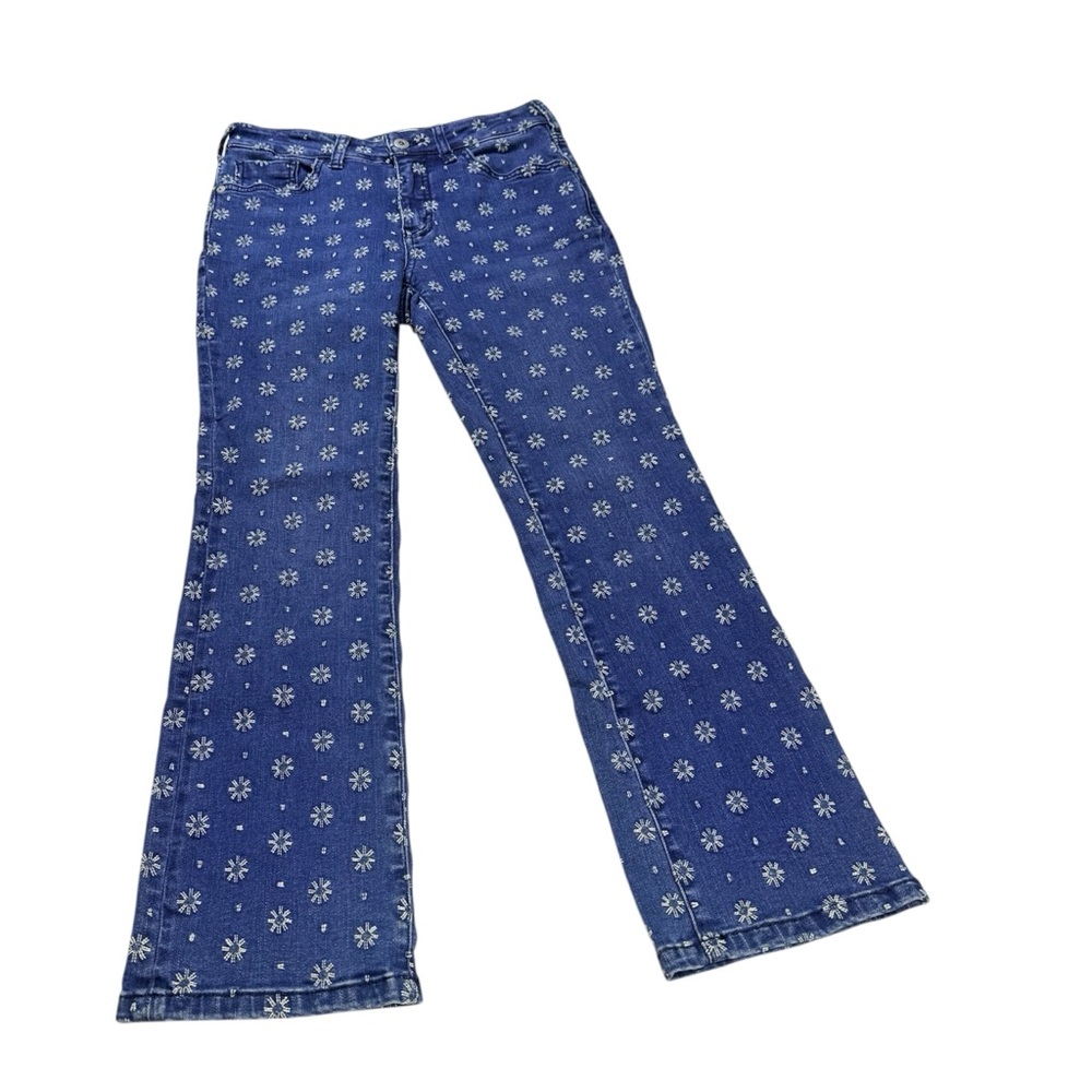 Pilcro‎ by Anthropologie Daisy embroidery Size 26